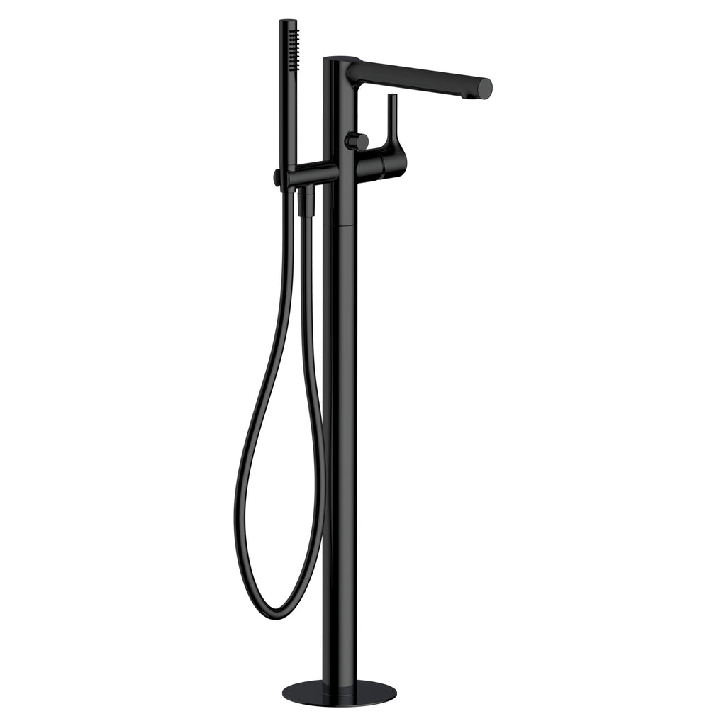 RAK Sorrento Premium Matt Black Freestanding Bath Shower Mixer Tap with Handset