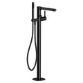 RAK Sorrento Premium Matt Black Freestanding Bath Shower Mixer Tap with Handset