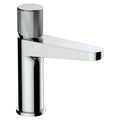 RAK Amalfi Chrome Modern Basin Mono Mixer Tap - Solid Brass with Knurled Handle