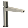 RAK Ceramics Amalfi Mid-Height Basin Mixer Tap - Contemporary Brushed Nickel Finish, Solid Brass