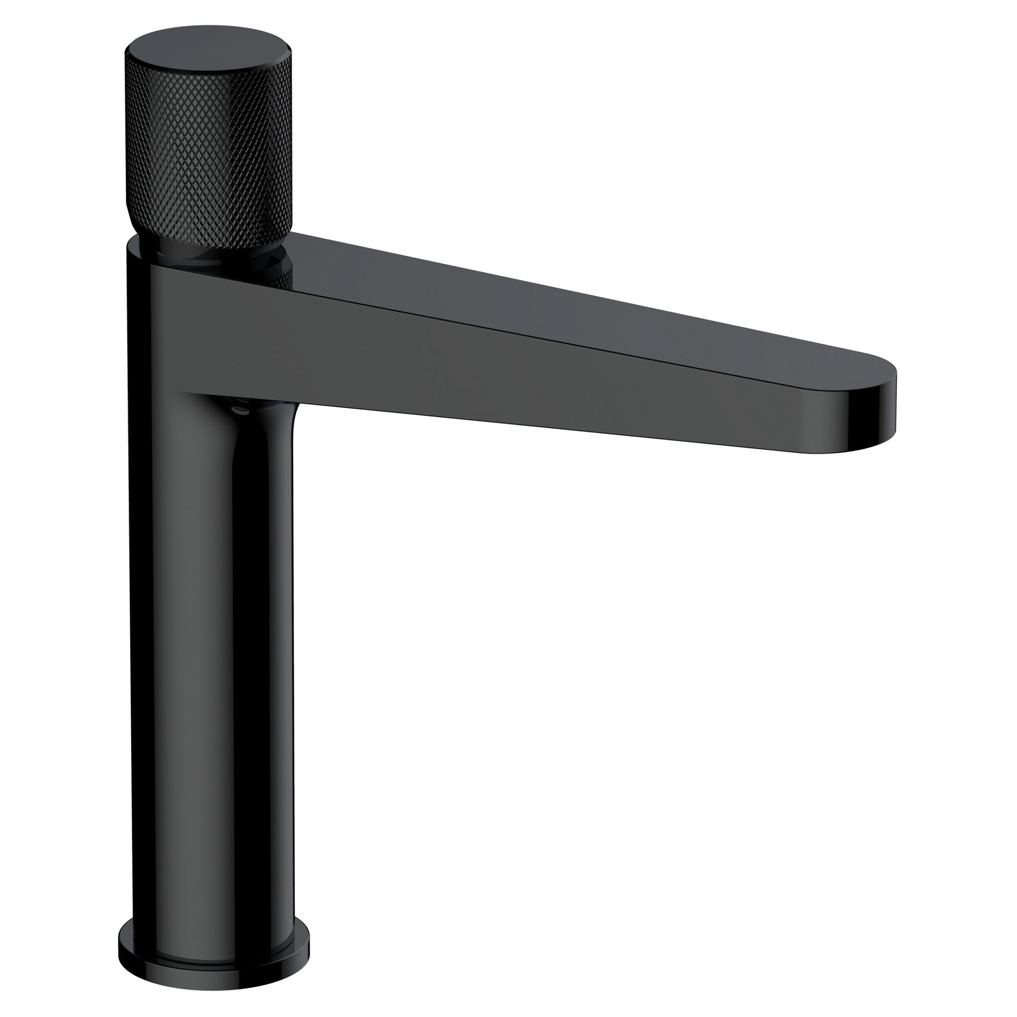RAK Ceramics Amalfi Matt Black Modern Basin Mixer Tap with 15-Year Guarantee & Solid Brass Build