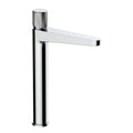 RAK Ceramics Amalfi Tall Basin Mixer Tap, Polished Chrome, Solid Brass with Distinctive Knurled Handle