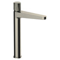 RAK Amalfi Tall Brushed Nickel Basin Mixer Tap - Solid Brass & Knurled Handle