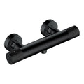 RAK Amalfi Thermostatic Matt Black Bar Shower Valve for Wall Mounting - Durable Solid Brass Design