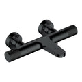 RAK Amalfi Matt Black Thermostatic Wall Mounted Bath Shower Mixer Tap