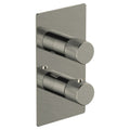 RAK Ceramics Amalfi Thermostatic Concealed Shower Mixer Valve, Single Outlet, Brushed Nickel Finish