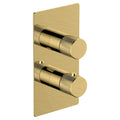 RAK Ceramics Amalfi Thermostatic Concealed Shower Valve, Single Outlet, Brushed Gold
