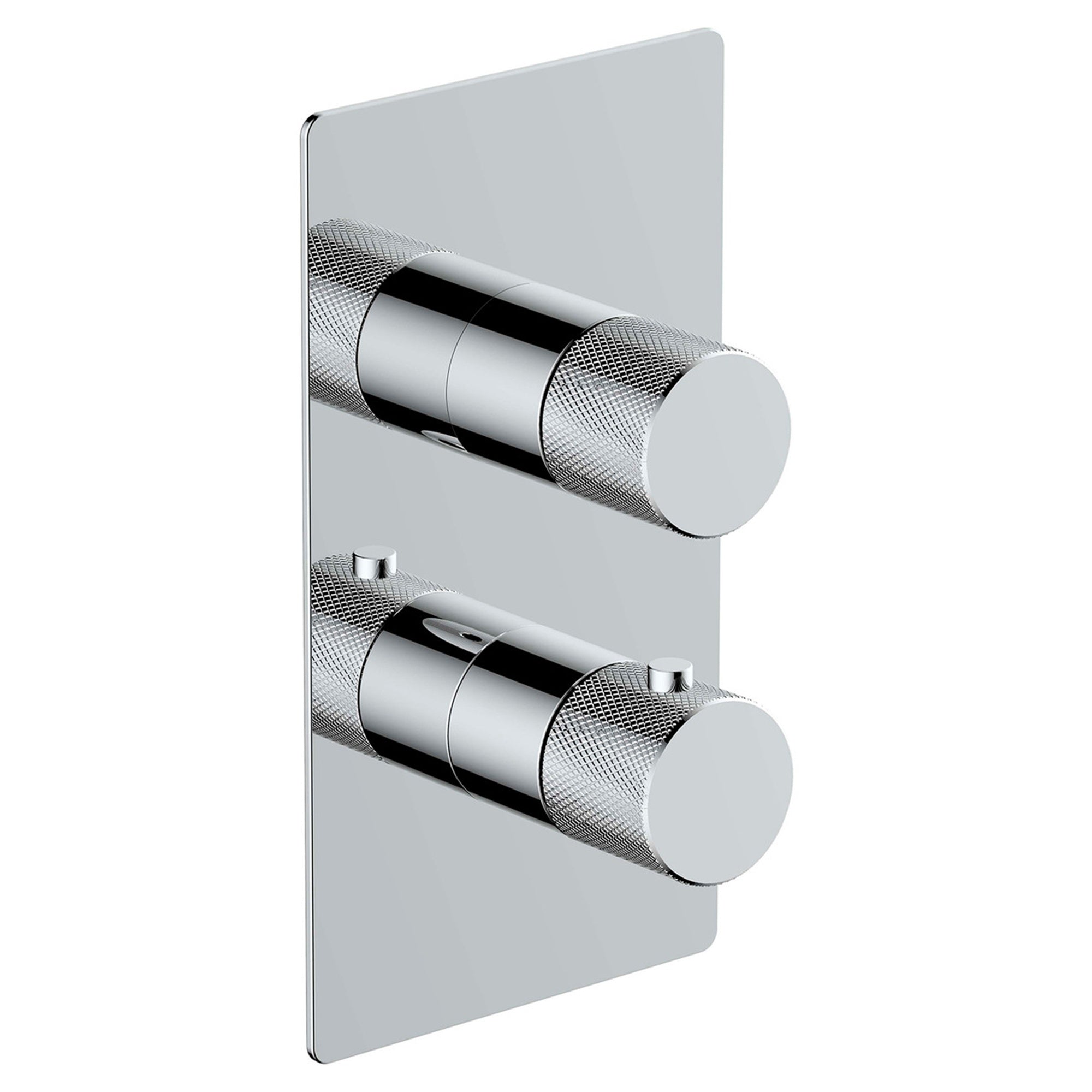 RAK Amalfi Chrome Thermostatic Concealed Dual Outlet Shower Mixer Valve for Modern Bathrooms