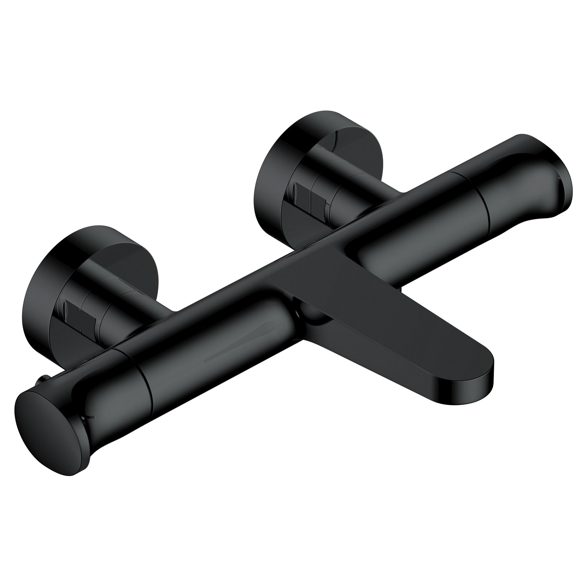 RAK Ceramics Portofino Matt Black Wall Mounted Thermostatic Bath Shower Mixer Tap