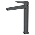 RAK Petit Tall Matt Black Basin Mixer Tap - Solid Brass, Modern Design, 15-Year Guarantee