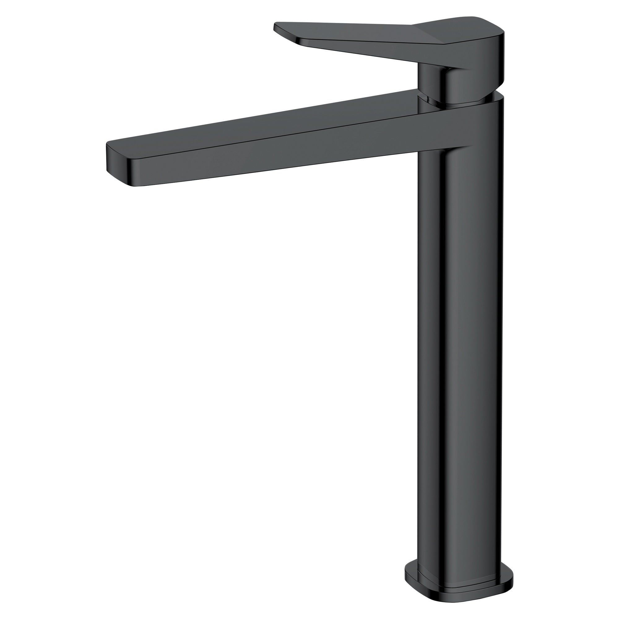 RAK Petit Tall Matt Black Basin Mixer Tap - Solid Brass, Modern Design, 15-Year Guarantee