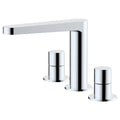 RAK Petit Polished Chrome 3 Hole Deck Mounted Basin Mixer Tap - Durable Brass & WRAS Approved