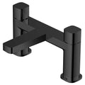 RAK Petit Matt Black Square Bath Filler Mixer Tap Solid Brass