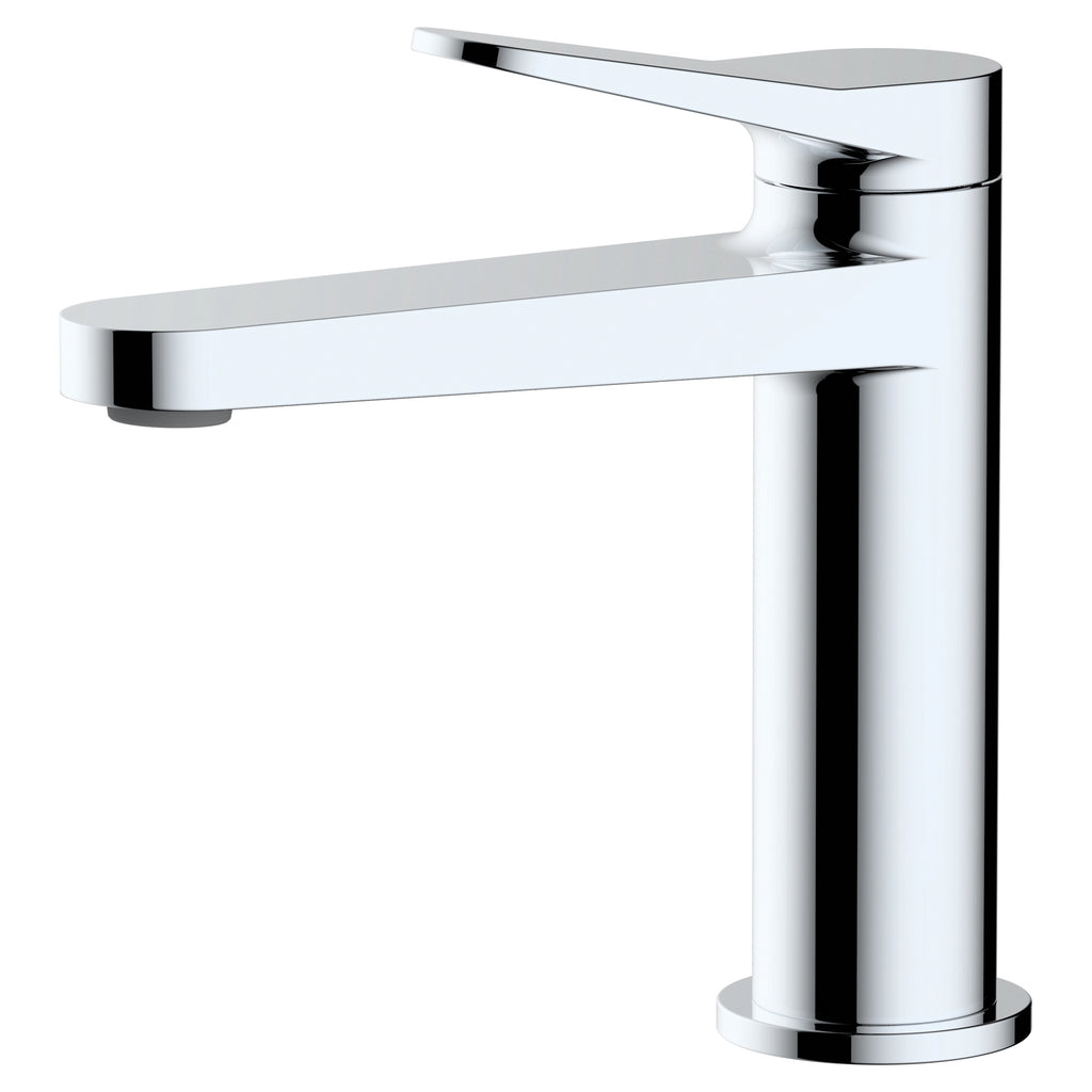 RAK Petit Round Mono Basin Mixer Tap - Polished Chrome Finish