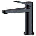 RAK Petit Matt Black Modern Basin Mono Mixer Tap - Durable Solid Brass, Contemporary Design & 15-Year Guarantee