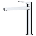 RAK Petit Mid-Height Basin Mixer Tap - Polished Chrome, Modern Design, Solid Brass with 15-Year Guarantee