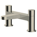 RAK Petit Brushed Nickel Round Bath Filler Mixer Tap - Solid Brass, Modern Design