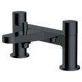 RAK Petit Modern Matt Black Round Bath Filler Mixer Tap - Solid Brass