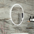 RAK Ovale 600x800mm Oval Illuminated LED Bathroom Mirror with Touch Sensor & Demister Pad