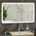 RAK Art Soft 500x700mm Rectangular LED Illuminated Bathroom Mirror with Touch Sensor & Demister, Chrome Effect, IP44