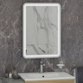 RAK Art Soft 600x800mm Chrome LED Illuminated Bathroom Mirror with Touch Sensor & IP44 Rating