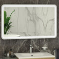 RAK Art Soft 1200x600mm Rectangular LED Illuminated Bathroom Mirror with Touch Sensor & Chrome Finish