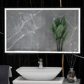 RAK Picture Square Matt Black 600x1000mm Illuminated Bathroom Mirror with Touch Sensor & IP44 Rating