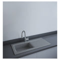 RAK Ceramics Dream 1010mm Single Bowl Fire Clay Inset Kichen Sink Matt Grey 0TH