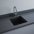 RAK Ceramics Silvia 450mm Fire Clay Undermount Kichen Sink Matt Black