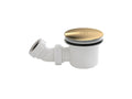 Nuie Brushed Brass Mega Flow Shower Tray Waste 90mm