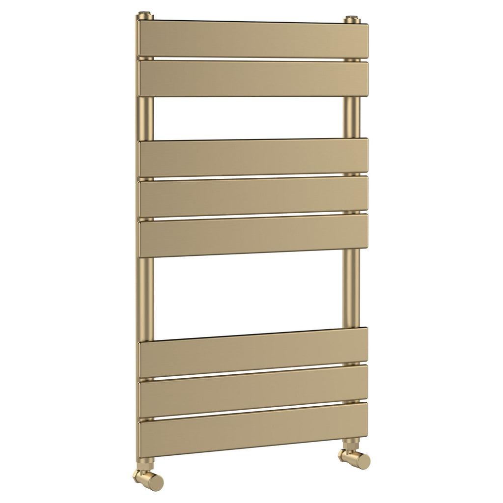 Piazza Square Towel Radiator with Flat Panels 840mm x 500mm