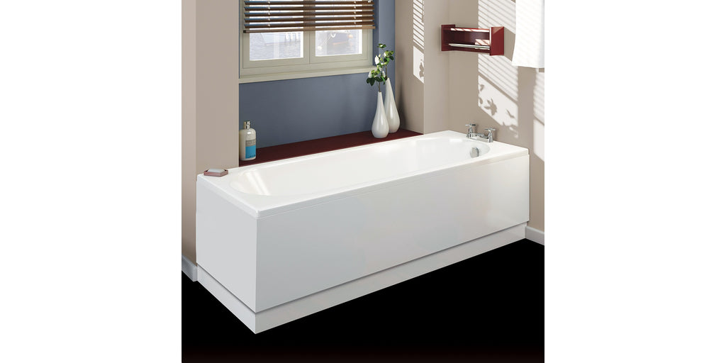1700mm White Gloss Rigid Waterproof Front Bath Panel