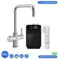 3-in-1 Chrome Boiling Water Kitchen Tap with Child Lock 2.4L Boiler 360 Swivel Spout