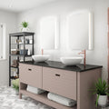 Balmoral Single Door Tunable LED Illuminated Bathroom Mirror Cabinet with Bluetooth Speaker & Shaver Socket, 700x550mm