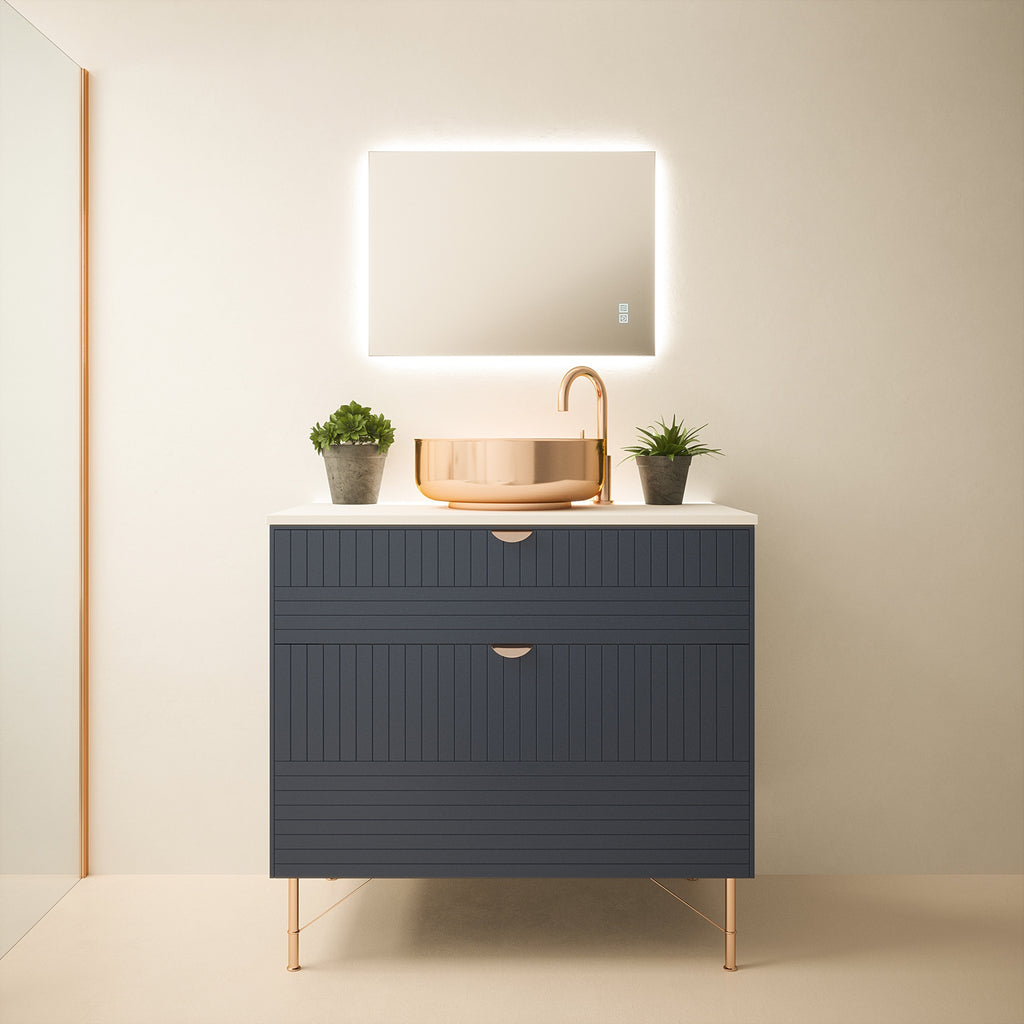 Halifax 500x700mm Tunable Backlit LED Bathroom Mirror with Demister & Dimmable Function