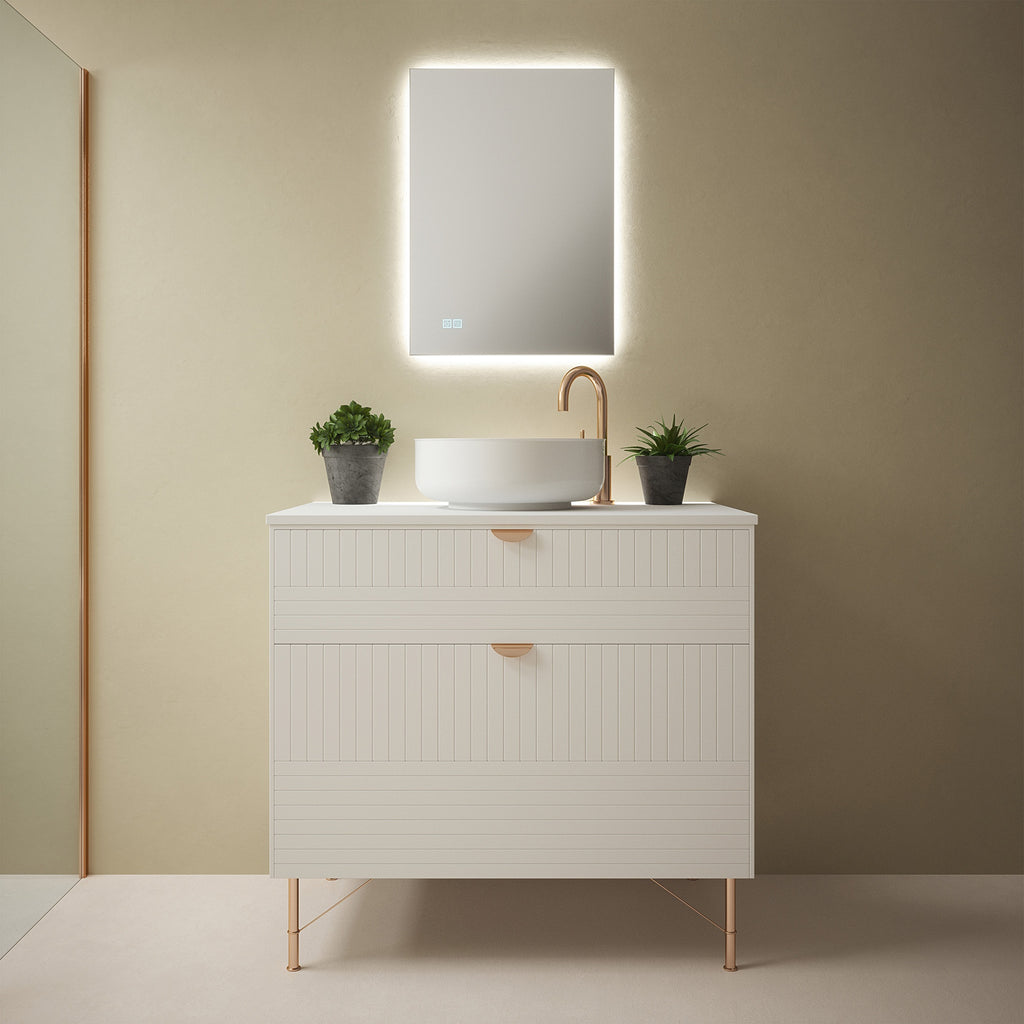 Halifax 500x700mm Tunable Backlit LED Bathroom Mirror with Demister & Dimmable Function