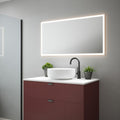 Saturn 1 Tunable LED Illuminated Bathroom Mirror - 1150x600mm, Dimmable, IP44, with Demister