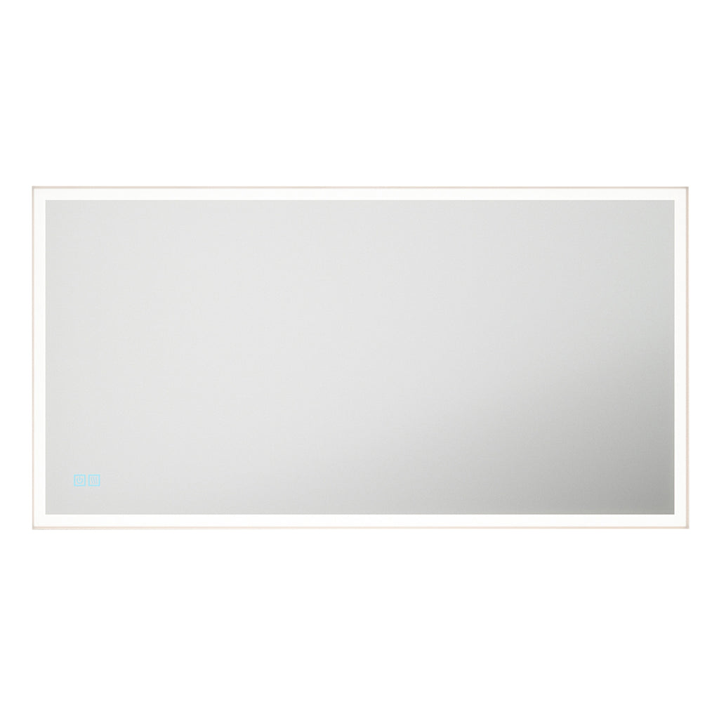 Saturn 1 Tunable LED Illuminated Bathroom Mirror - 1150x600mm, Dimmable, IP44, with Demister