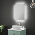 Kingston Backlit LED Bathroom Mirror with Tunable White, Demister & Shaver Socket (H700 x W500mm)