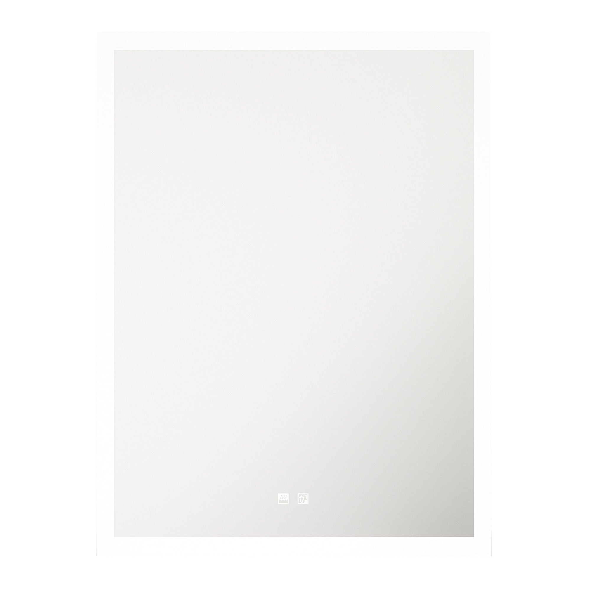 Milton Tunable LED Bathroom Mirror - 600x800mm, Dimmable with Demister & IP44 Rating