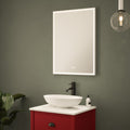 Stratford 600x800mm Rectangular LED Bathroom Mirror with Tunable White, Dimmable & Demister Pad