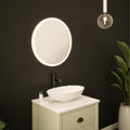 Sudbury 600mm Round LED Bathroom Mirror with Tunable White, Dimmable & Demister - IP44 Rated
