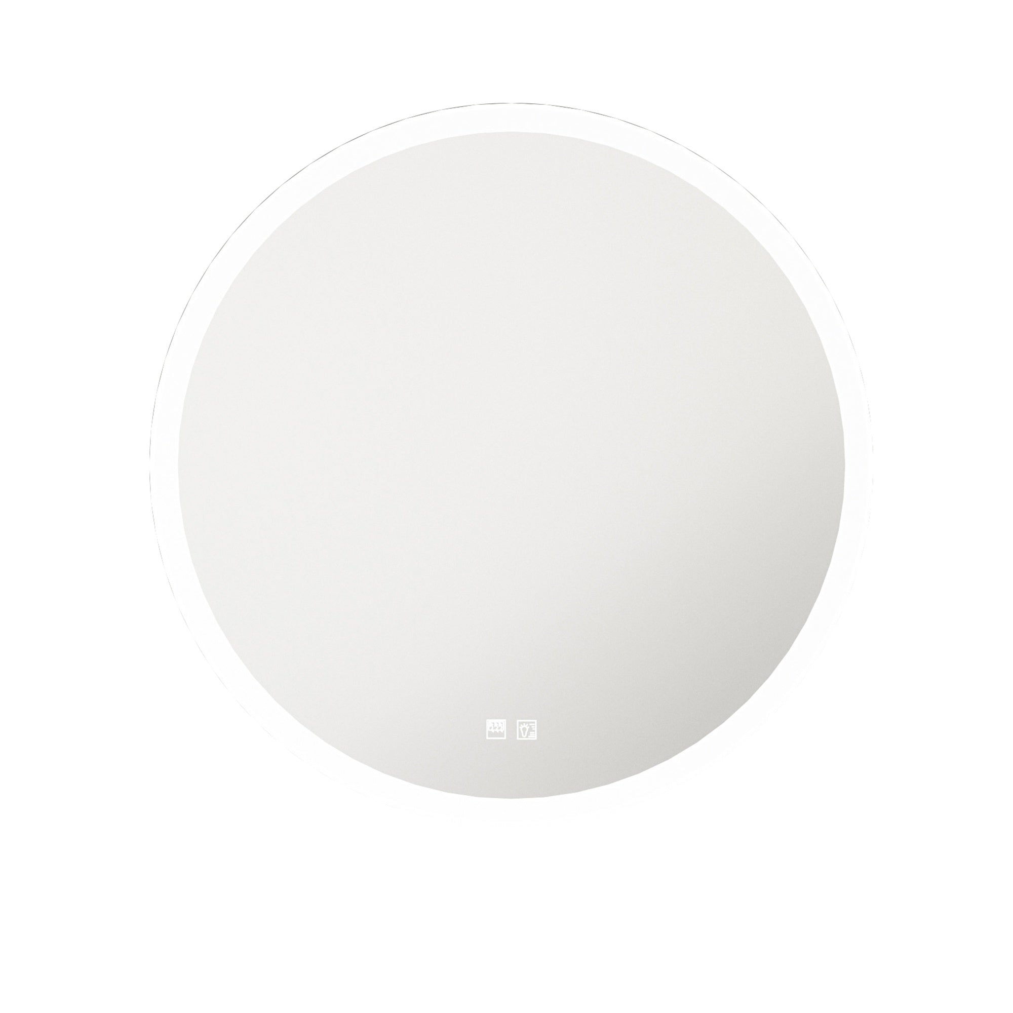Sudbury 600mm Round LED Bathroom Mirror with Tunable White, Dimmable & Demister - IP44 Rated