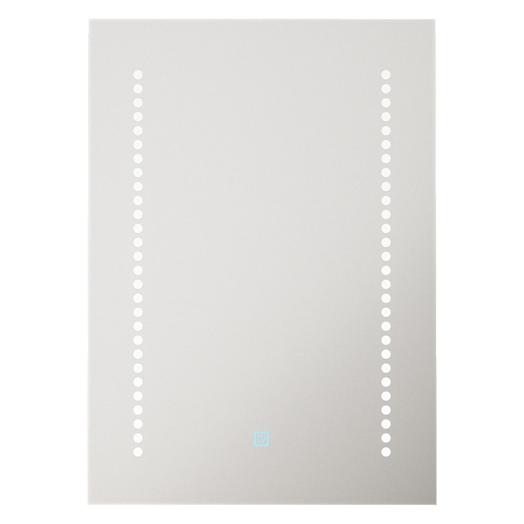 Hera 500x700mm Tunable LED Bathroom Mirror - Shaver Socket, Demister & Dimmable, IP44 Rated