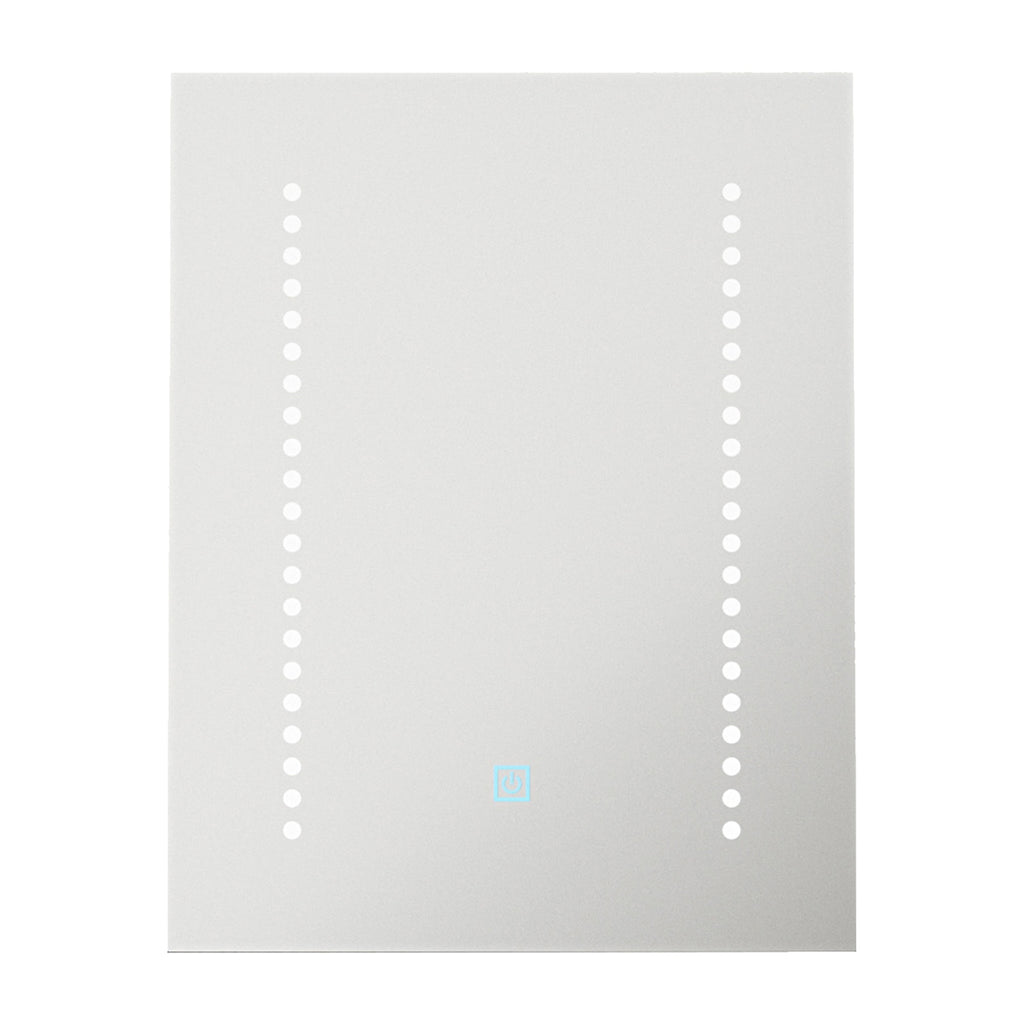 Ares Tunable LED Bathroom Mirror with Shaver Socket, Dimmable & Demister - 390x500mm, IP44 Rated
