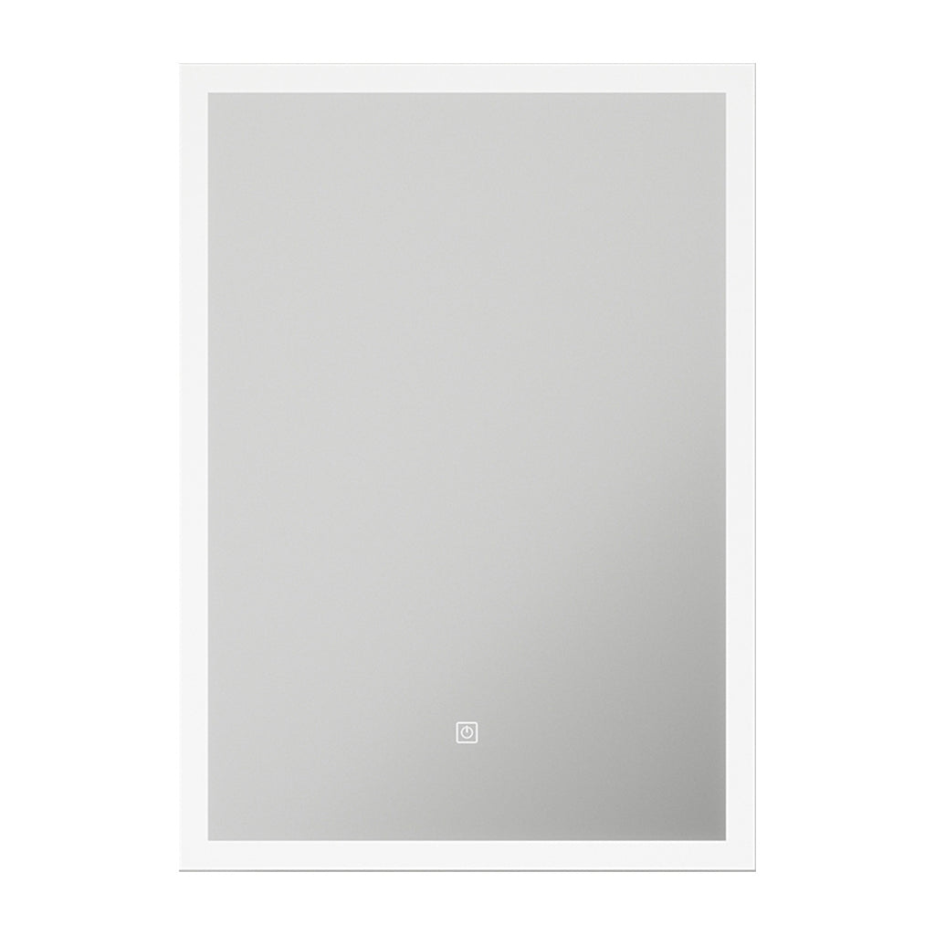 FNX Belice LED Illuminated Bathroom Mirror with Demister & Shaver Socket, 700x500mm IP44
