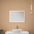 Stockholm LED Bathroom Mirror - 600x800mm with Anti-Fog Demister Pad & Natural White Light (IP44)