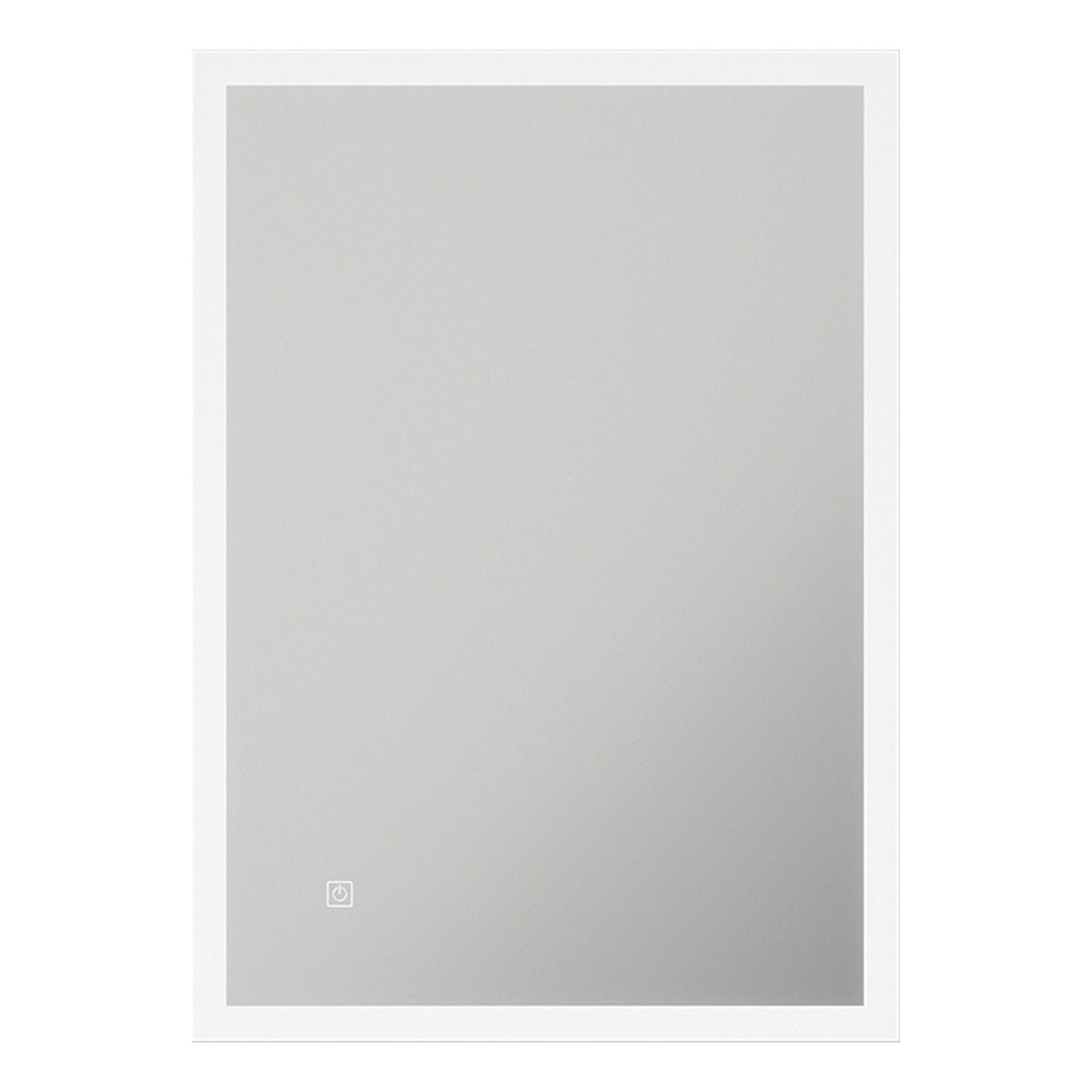Helsinki LED Bathroom Mirror with Anti-Fog Demister, IP44 Rated & Diffused 4000K Natural White Light, 500x700mm