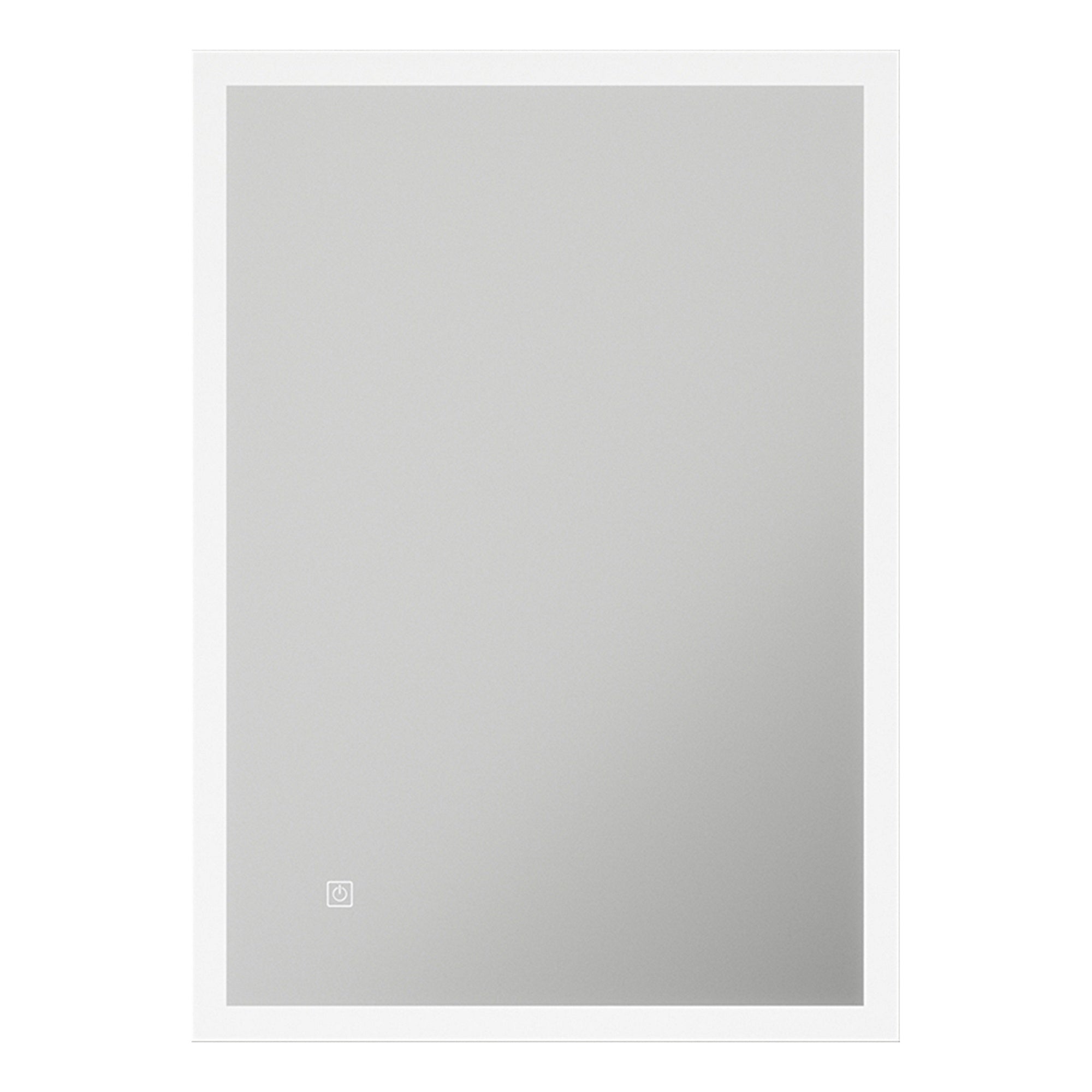 Helsinki LED Bathroom Mirror with Anti-Fog Demister, IP44 Rated & Diffused 4000K Natural White Light, 500x700mm