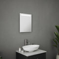 Comino Rectangular LED Bathroom Mirror with Battery Power & IP44 Rating, 390 x 500mm